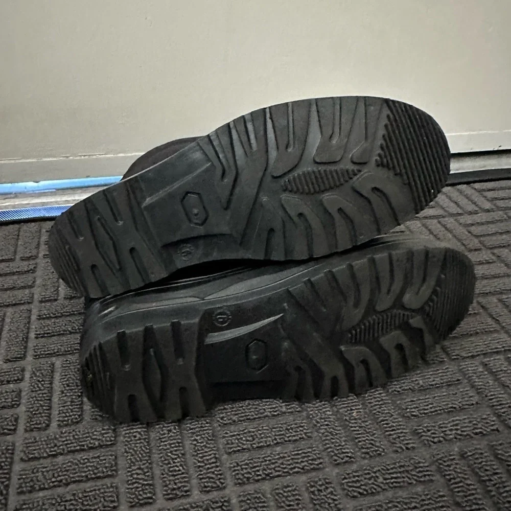 Black Kids Snow Boots